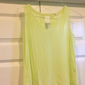 Old navy yellow tank top
